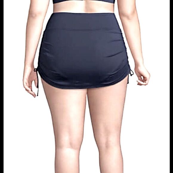 Lands' End Women's Swim Skirt - Navy - Picture 4 of 6